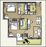 Centre Point Wireless Road, Bangkok - Two Bedroom (Type F)