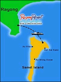 Rayong Resort Beach & Convention Center - Map