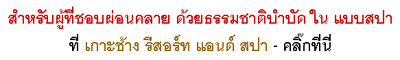 Special Promotion For People Thai Only - Spa
